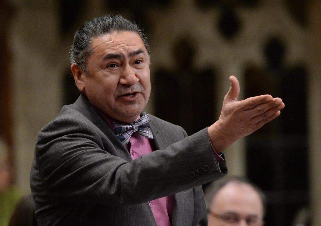 NDP MP Romeo Saganash asks a question during question period in the House of Commons on Parliament Hill in Ottawa on March 13, 2015.