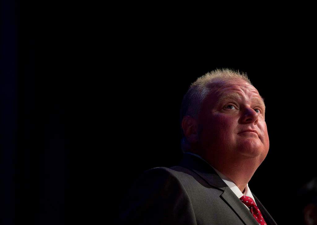 Mayor Rob Ford. THE CANADIAN PRESS/Darren Calabrese.