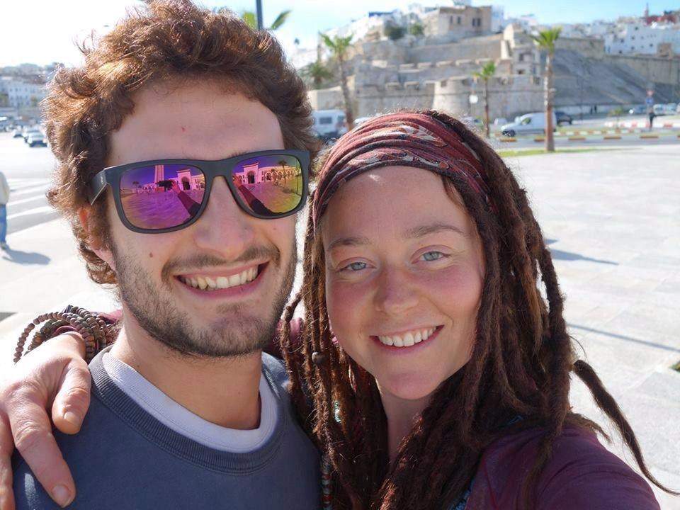 Luca Tacchetto and Edith Blais are seen in this undated handout photo from the Facebook page "Edith Blais et Luca Tacchetto : disparition au Burkina Faso.".