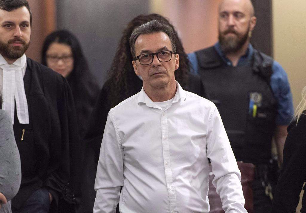 Michel Cadotte, accused of murder in the 2017 death of his ailing wife in what has been described as a mercy killing, is seen at the courthouse in Montreal on Monday, January 7, 2019.