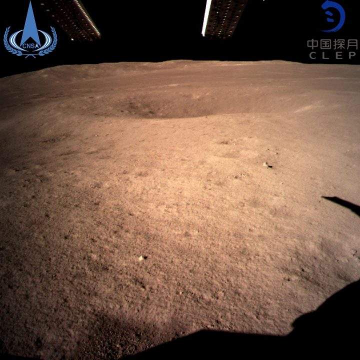 The far side of the moon taken by the Chang’e-4 lunar probe is seen in this image provided by China National Space Administration January 3, 2019.