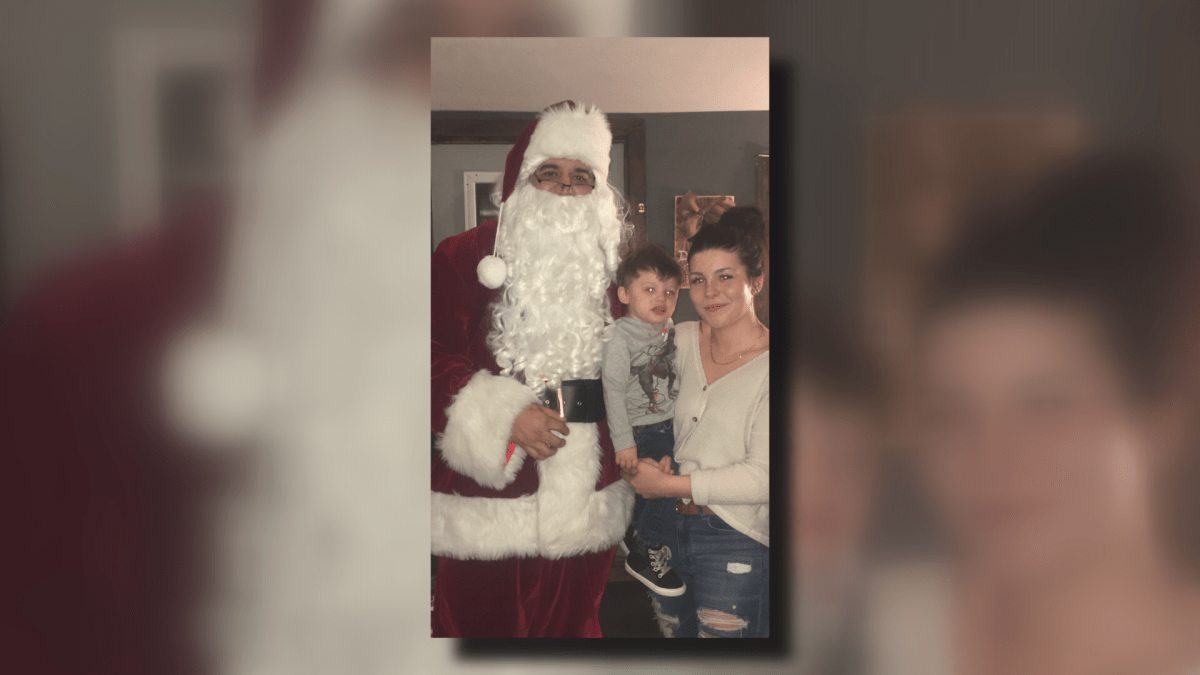 Gallant delivered presents and holiday spirit to a couple families he knew were having a tough time over the holidays.