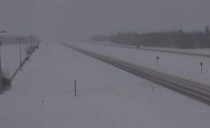 A view of Highway 16, west of Highway 834 near Elk Island National Park on Jan. 4, 2019.