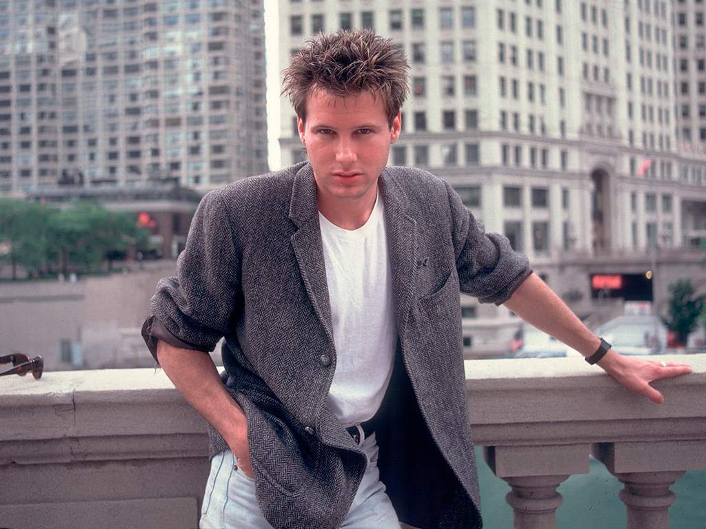 Portrait of singer Corey Hart on the street in Chicago, Ill., on June 12, 1984.