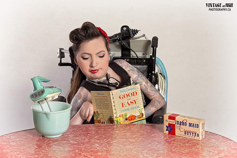 Winnipeg model Crystal Rondeau appeared on the cover of Pin-Up Life magazine.