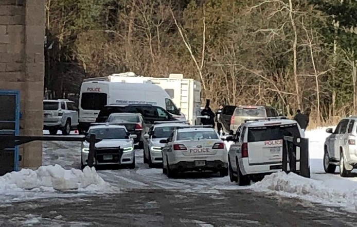 Police are on scene of a suspicious death in Pickering.