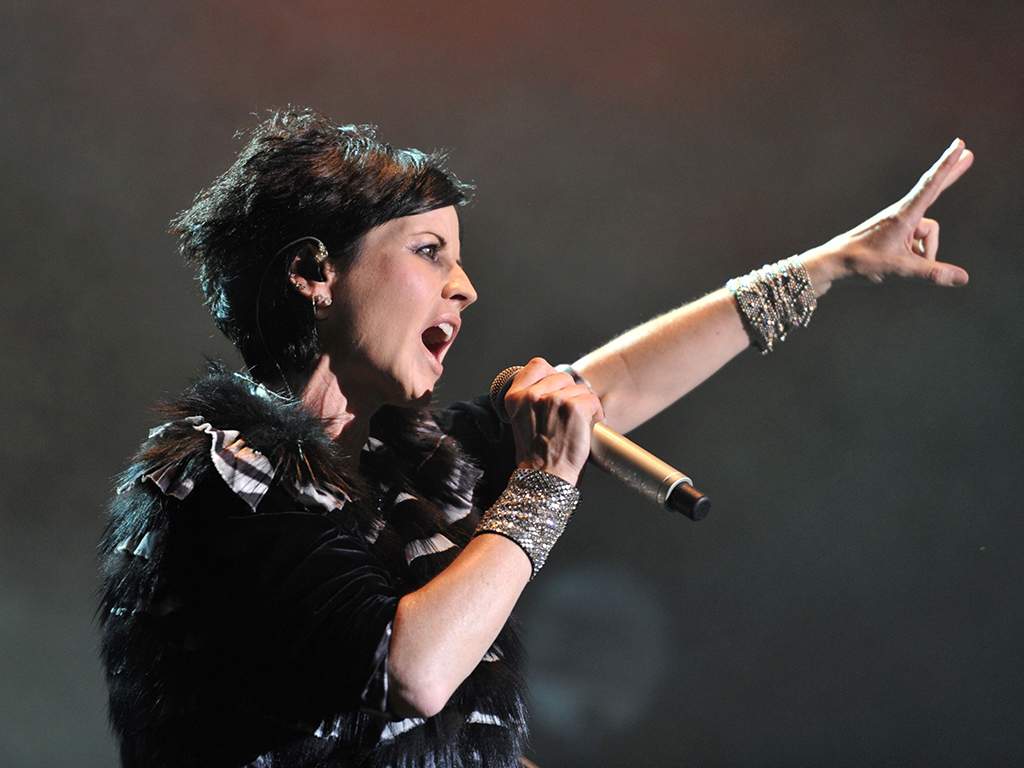 Irish singer Dolores O’Riordan of the Irish band The Cranberries performs on stage at the Cognac Blues Passion festival in Cognac, France, on July 7, 2016.