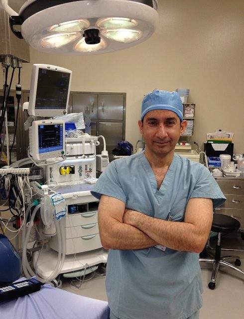 Dr. Ali Al-Beer spearheaded a fundraising campaign for new anesthesia machines.