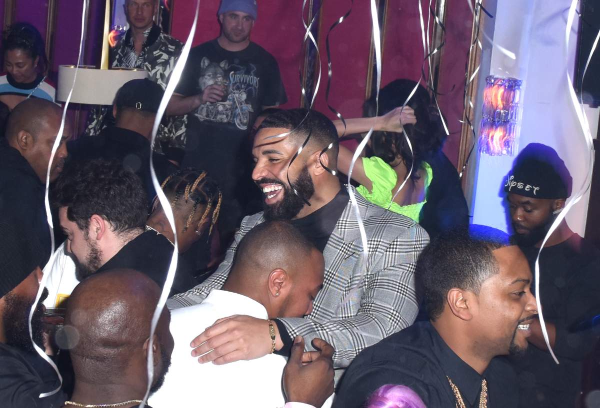 Drake attends The Mod Sèlection Champagne New Year’s Party hosted by Drake And John Terzian at Delilah on Dec. 31, 2018, in Los Angeles, Calif.