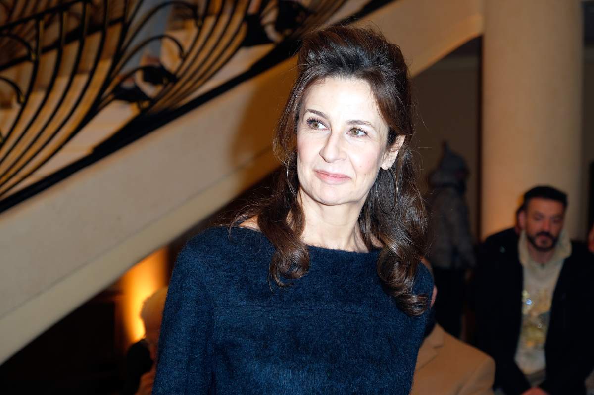 Valérie Lemercier attends the Stephane Rolland Haute Couture Spring-Summer 2019 show as part of Paris Fashion Week on Jan. 22, 2019, in Paris, France.