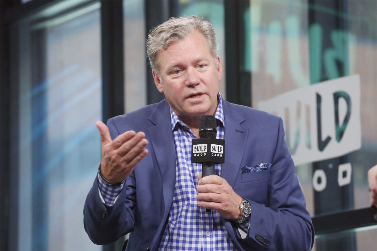 Television host, Chris Hansen visits Build to discuss 'Crime Watch Daily' at Build Studio on May 9, 2017 in New York City.