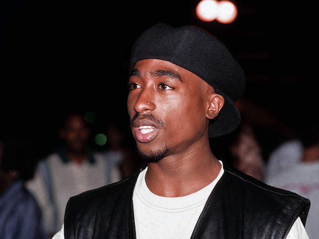 FILE - Tupac Shakur poses for a portrait at Club Amazon on July 23, 1993 in New York City.