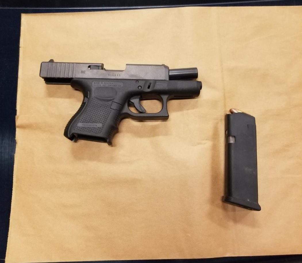 OPP seized a loaded handgun during a vehicle stop in Peterborough.
