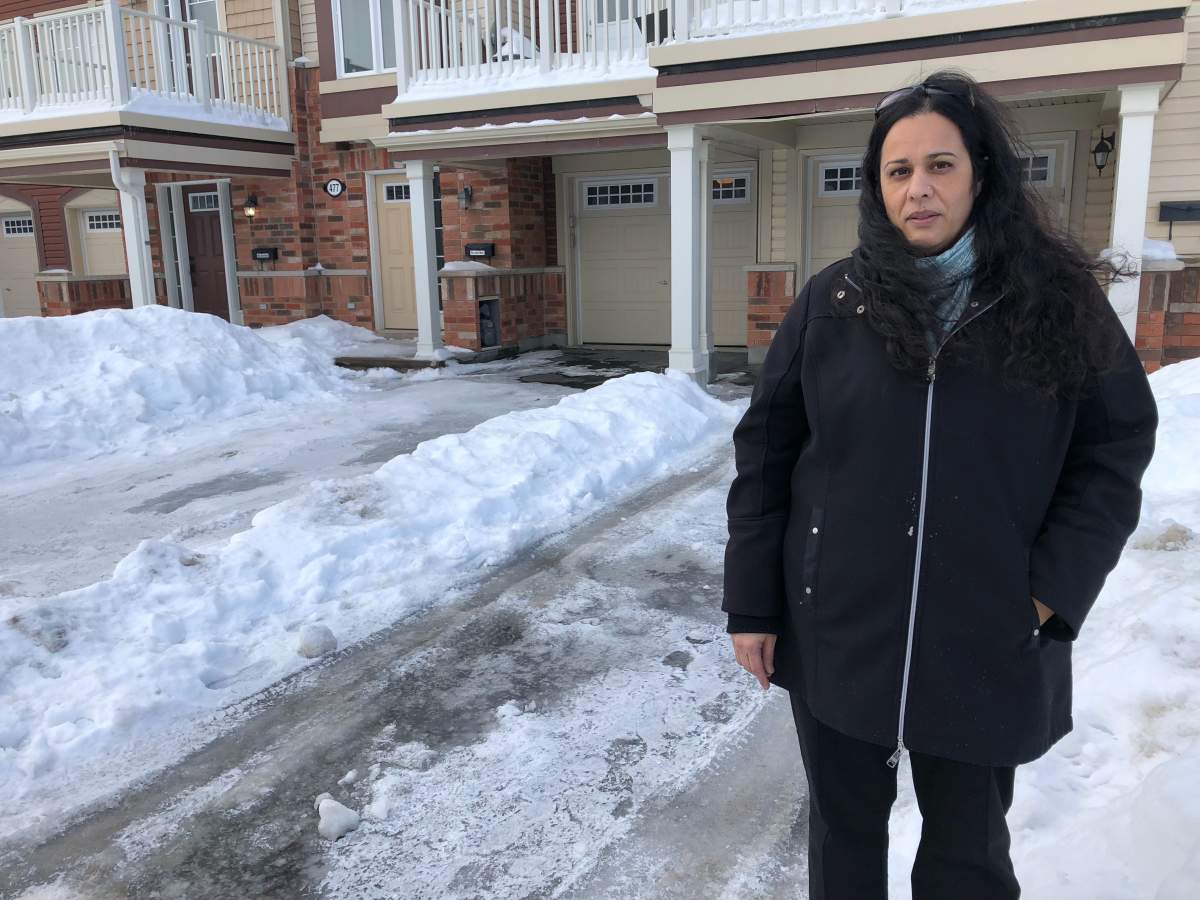 Barrhaven resident Rina Gibbons says she spent hours shovelling her driveway after a local snow removal company she paid for was a no-show during this week's winter storm.