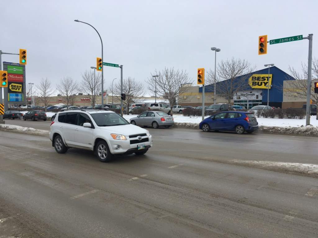 The intersection where Friday night’s fatal collision occurred.