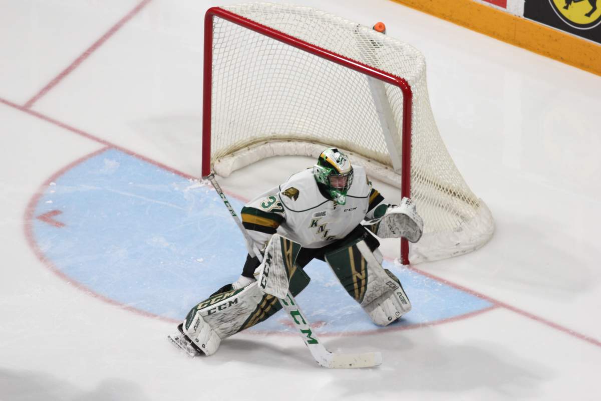 Joseph Raaymakers of the London Knights.