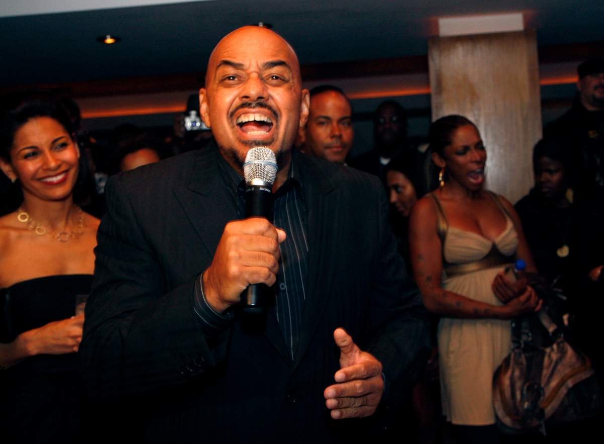 James Ingram attends the Lexus Listening Lounge pre-Grammy cocktail party at Area Nightclub on Feb. 6, 2008, in Los Angeles, Calif.