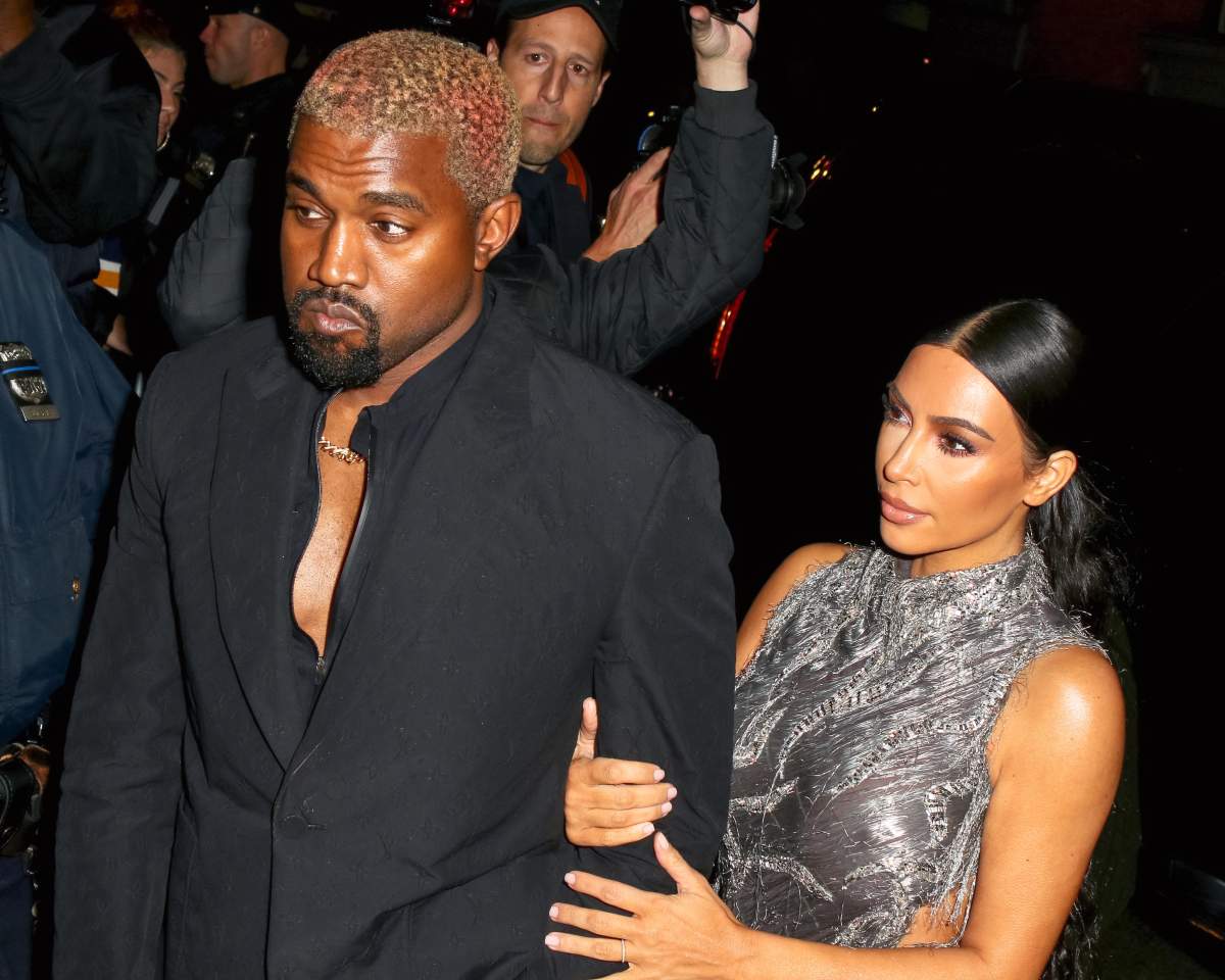 Kim Kardashian and Kanye West are seen on Dec. 3, 2018, in New York City.
