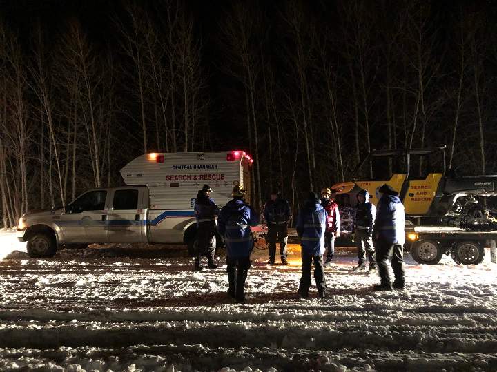 Central Okanagan Search and Rescue received a helping rescue hand from the Kelowna Snowmobile Club.