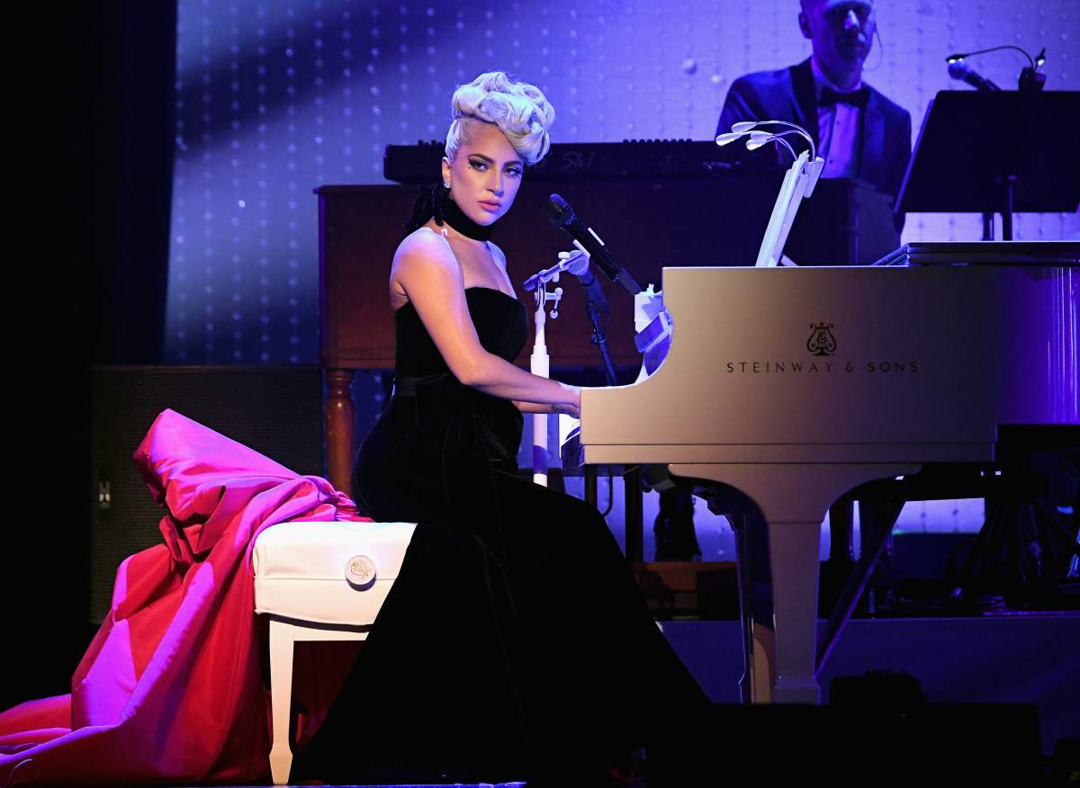 Lady Gaga performs during her Jazz & Piano residency at Park Theater at Park MGM on Jan. 20, 2019 in Las Vegas, Nev.