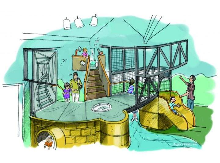 Inspired by the bridges of Saskatoon, this sensory play environment that will be in the museum has been designed for children ages 0-36 months.