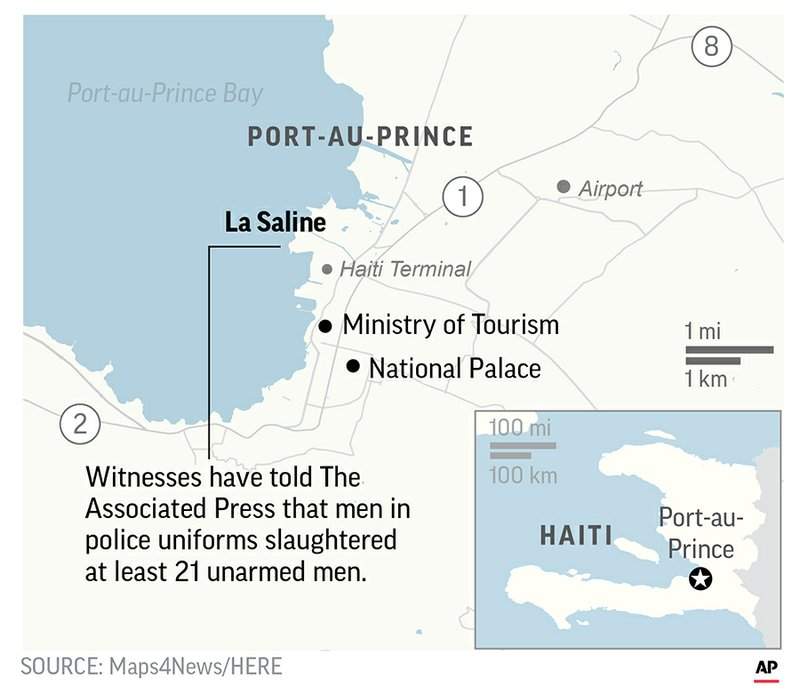 La Saline is a waterfront community south of Port-Au-Prince.