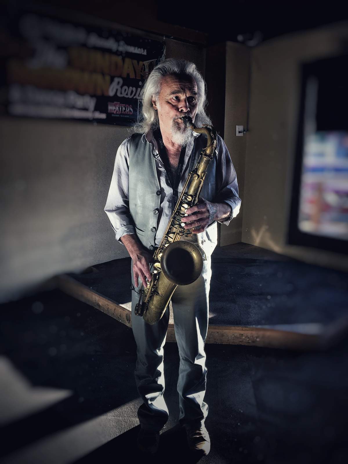 Saxophone player, 72-year-old Marvin Yakoweshen