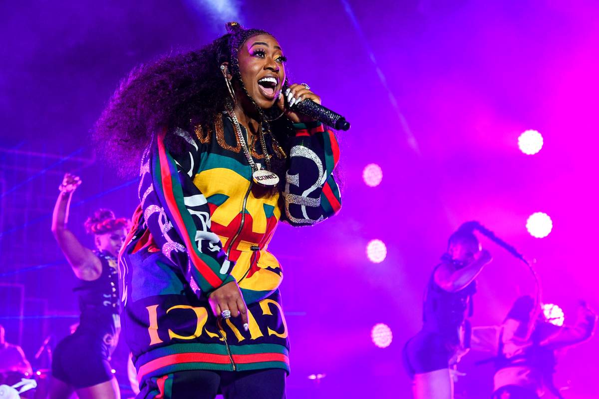 Missy Elliott performs at the 2018 Essence Music Festival at the Mercedes-Benz Superdome on July 7, 2018, in New Orleans, La.