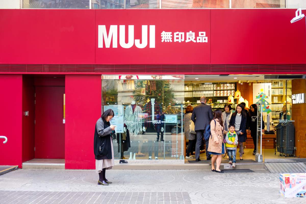 MUJI store seen in Hong Kong.