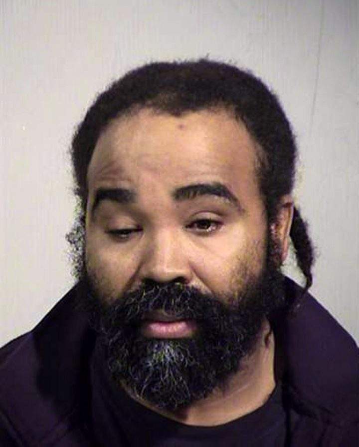 Nathan Sutherland, 36, is shown in this photo provided by the Maricopa County Sheriff’s Office in Phoenix, Arizona.