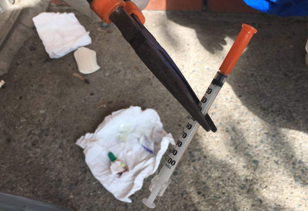 Volunteers scour the streets of Halifax daily picking up needles and other drug paraphernalia to help prevent the spread of diseases.
