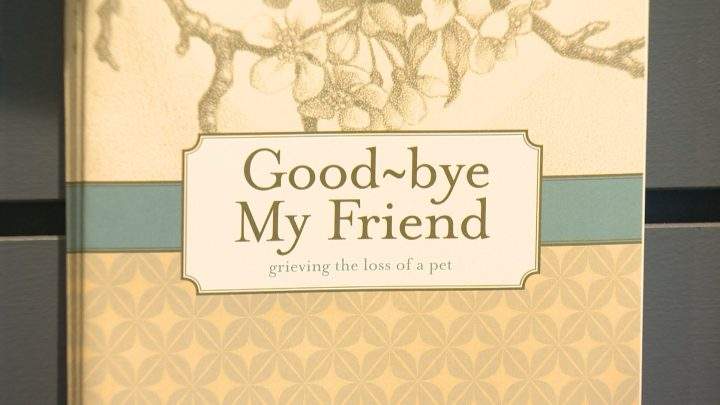 Bev Ashwin recommends writing a journal as a way to cope with the loss of a pet.