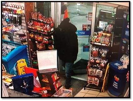 A man robbed a gas bar in Trenton early Sunday.