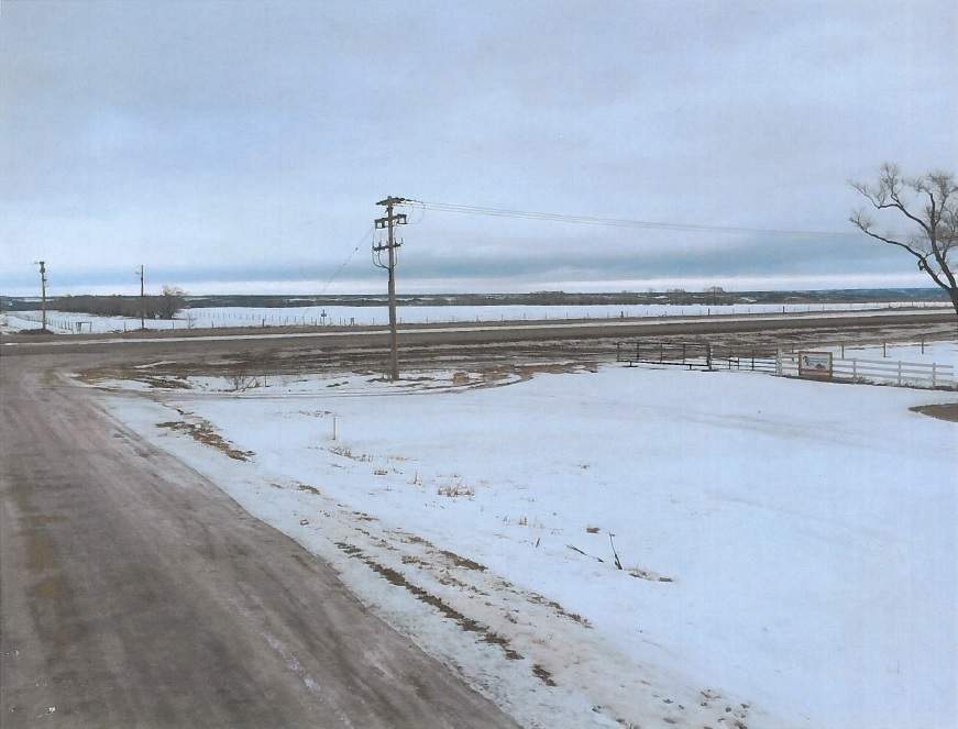 The view from Range Road 3083 at Highway 16 near Langham, Sask. 