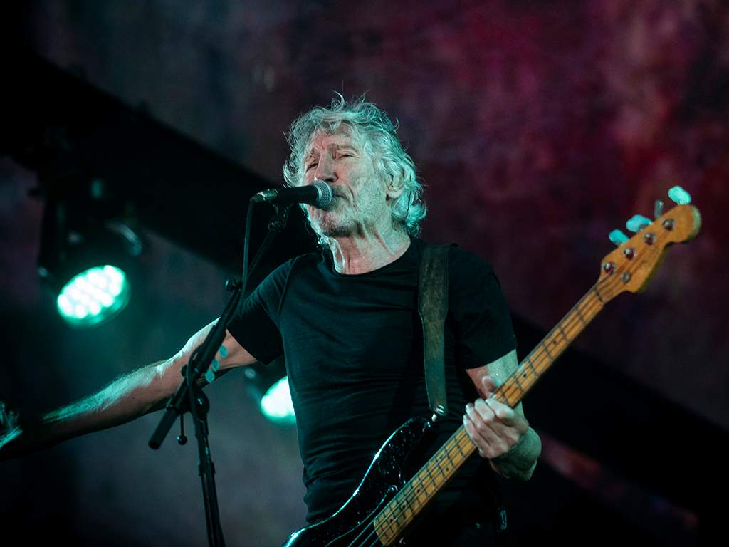 Roger Waters performs at Maracana Stadium on Oct. 24, 2018, in Rio de Janeiro, Brazil.