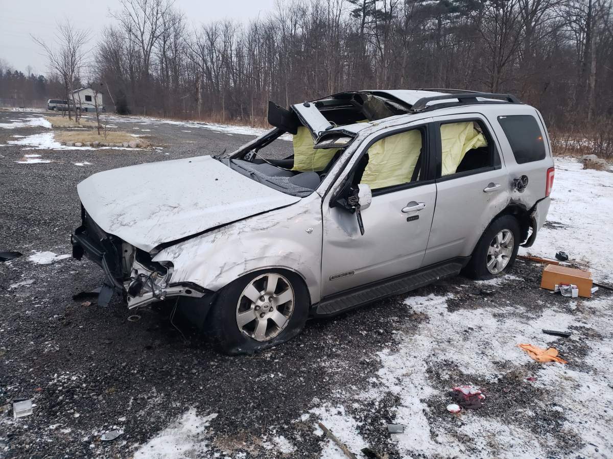 A 33-year-old man from Lynden, Ont. was killed Tuesday morning in a single vehicle collision.