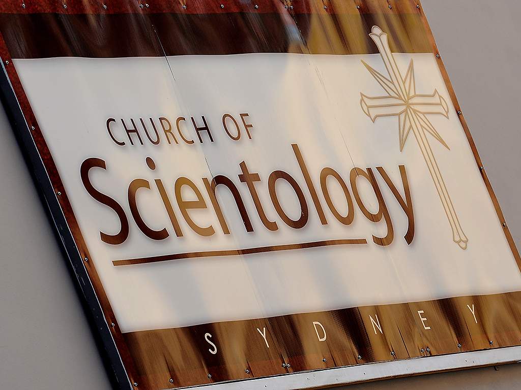 Signage at a Church of Scientology building in the Sydney suburb of Surry Hills is shown on November 18, 2009. 