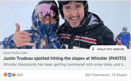 A post from the Yellow Vests Canada Facebook page that set off numerous comments cheering and advocating the death of the prime minister.