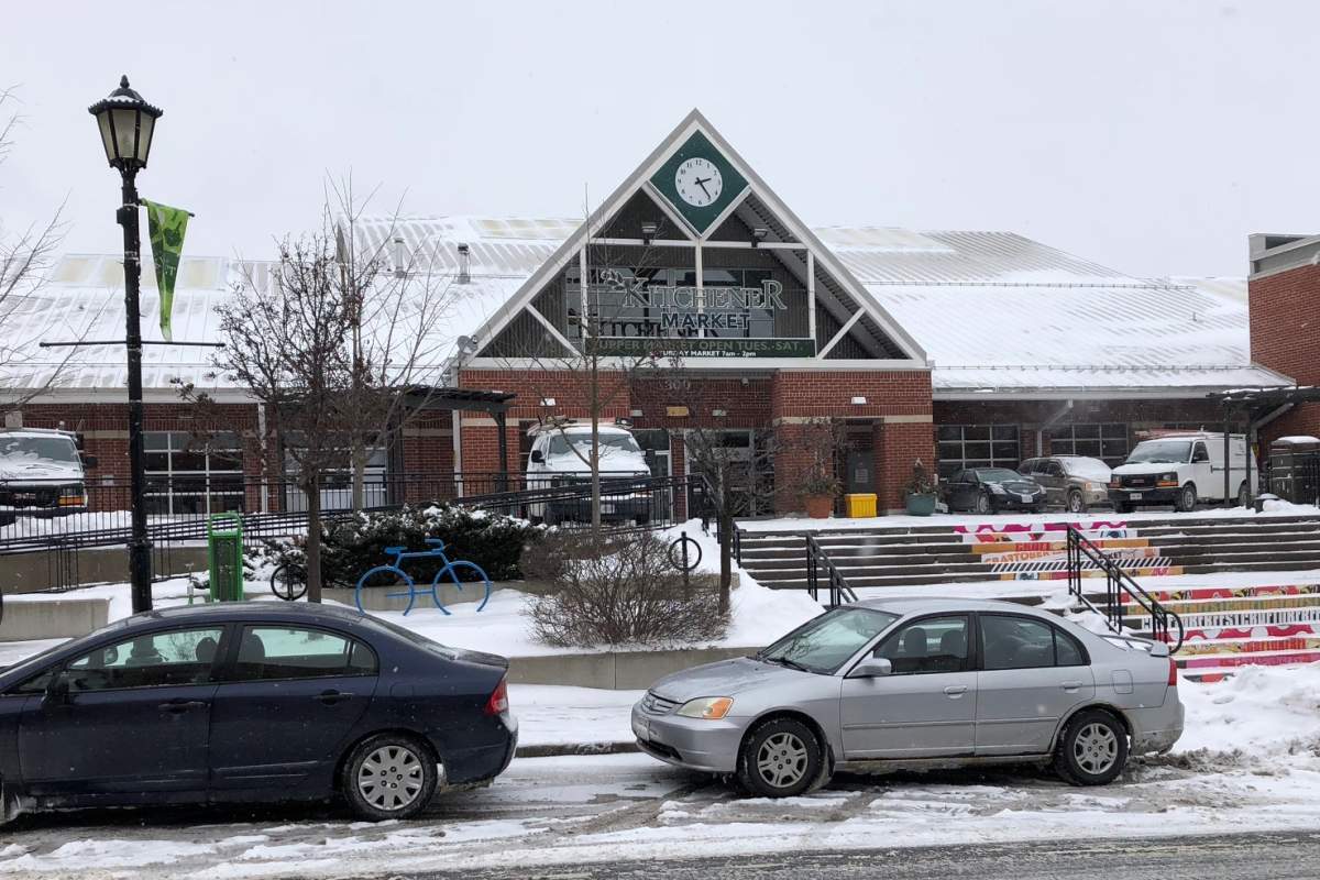 Kitchener Market snow