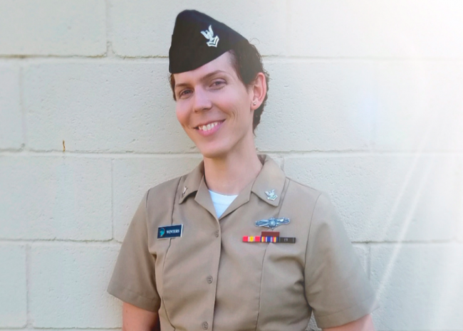 This photo provided by Lambda Legal in January 2019 shows Megan Winters.