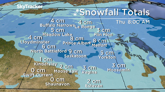 The city could see 5 to 10 centimetres of snow during the first full week of 2019.