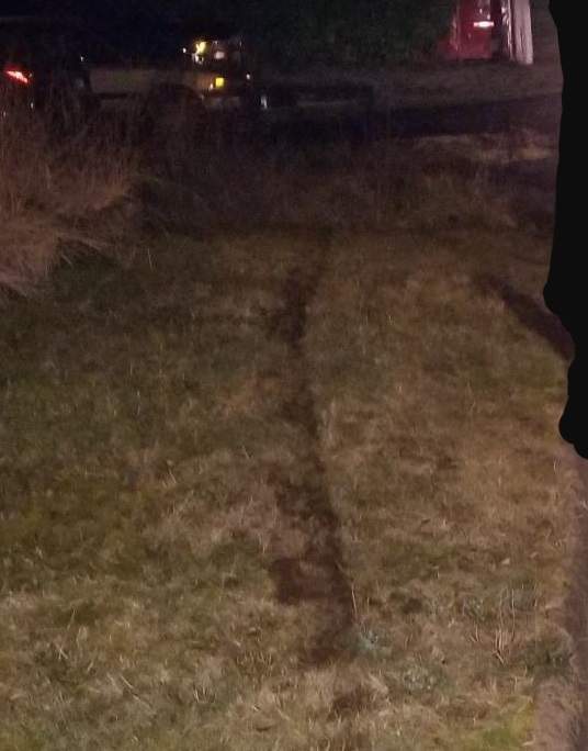Tire tracks where Adn
