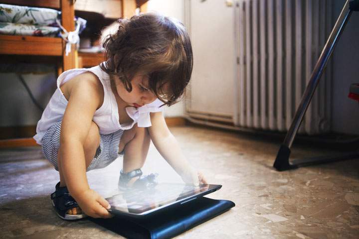 Children who spent more time using screens were less likely to meet developmental milestones, a new study has found.