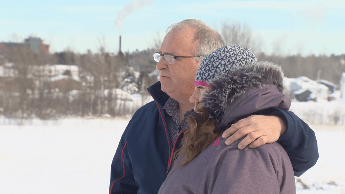 Tom and Darcie King returned to the Morrissy Bridge, recalling their life-changing experience after almost drowning Friday evening.
