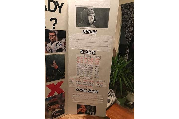 10-year-old boy wins science fair by questioning if Tom Brady is a cheater - image