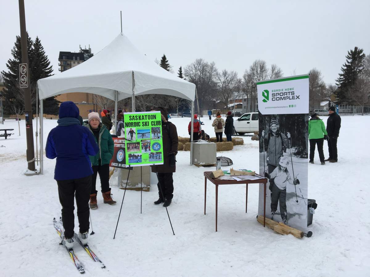 Nordic Skiing, snowshoeing and sledding were all available for people to take part in.