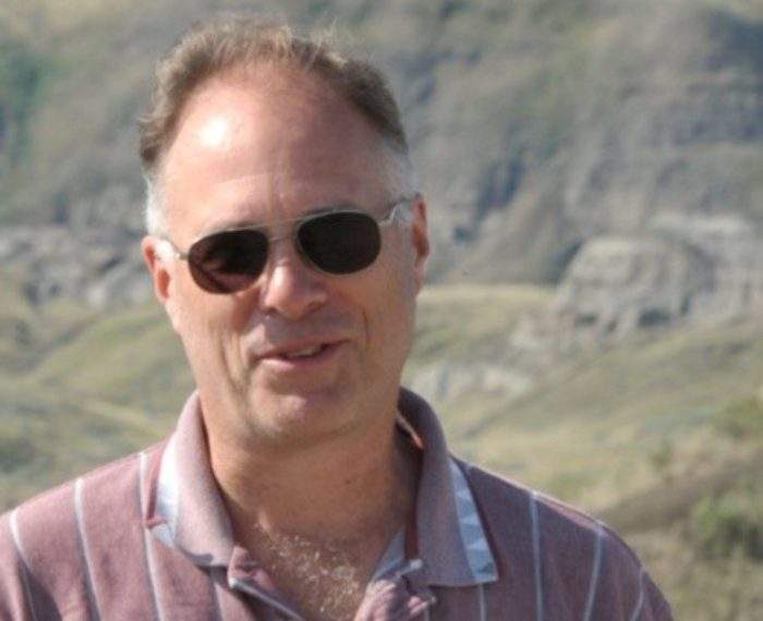 An undated photo of Kirk Woodman, who has been kidnapped in Burkina Faso. 