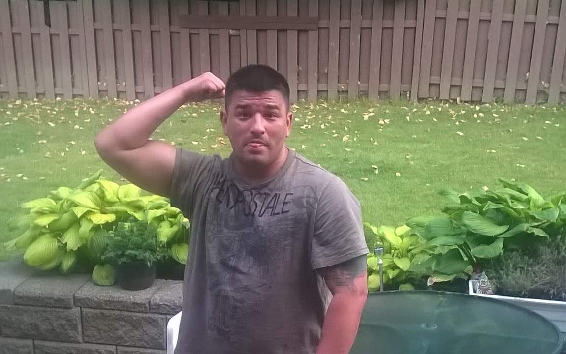 54-40 guitar theft suspect Yannick LePage in a 2016 Facebook photo.