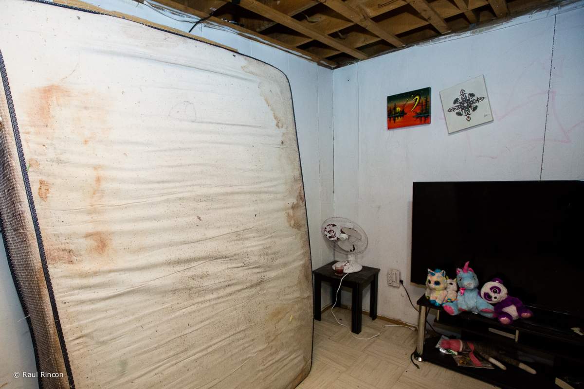 A home in Cat Lake First Nation.
