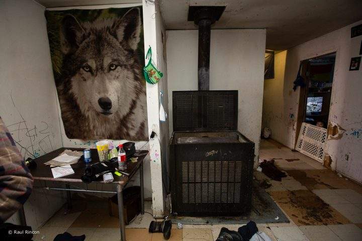 A home in Cat Lake First Nation.